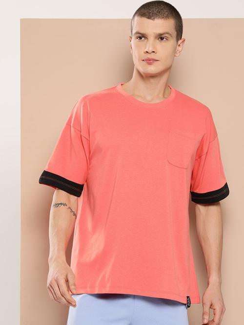 men back print short sleeve loose fit t-shirt - 22009384 - Standard Image - 0