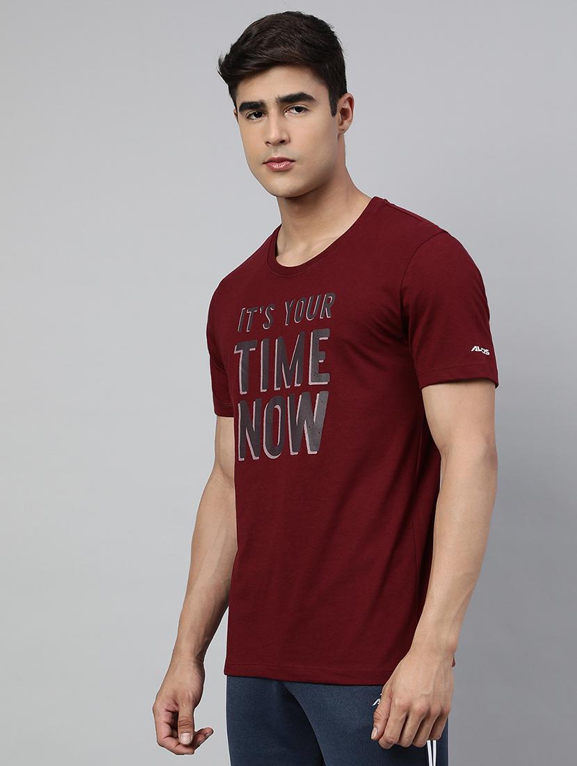 men front print short sleeve regular fit t-shirt - 22009391 - Standard Image - 1