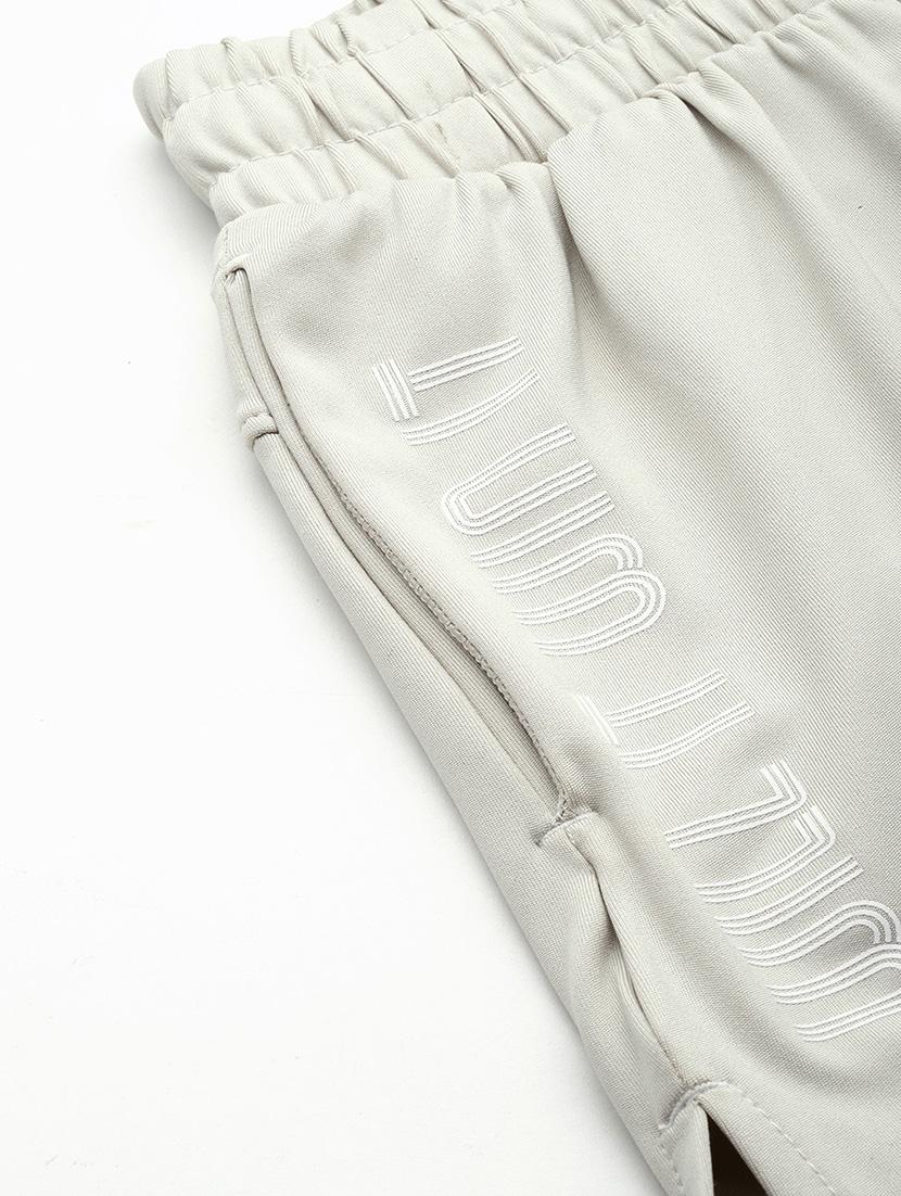 women typographic mid rise sports shorts - 22009394 - Standard Image - 4