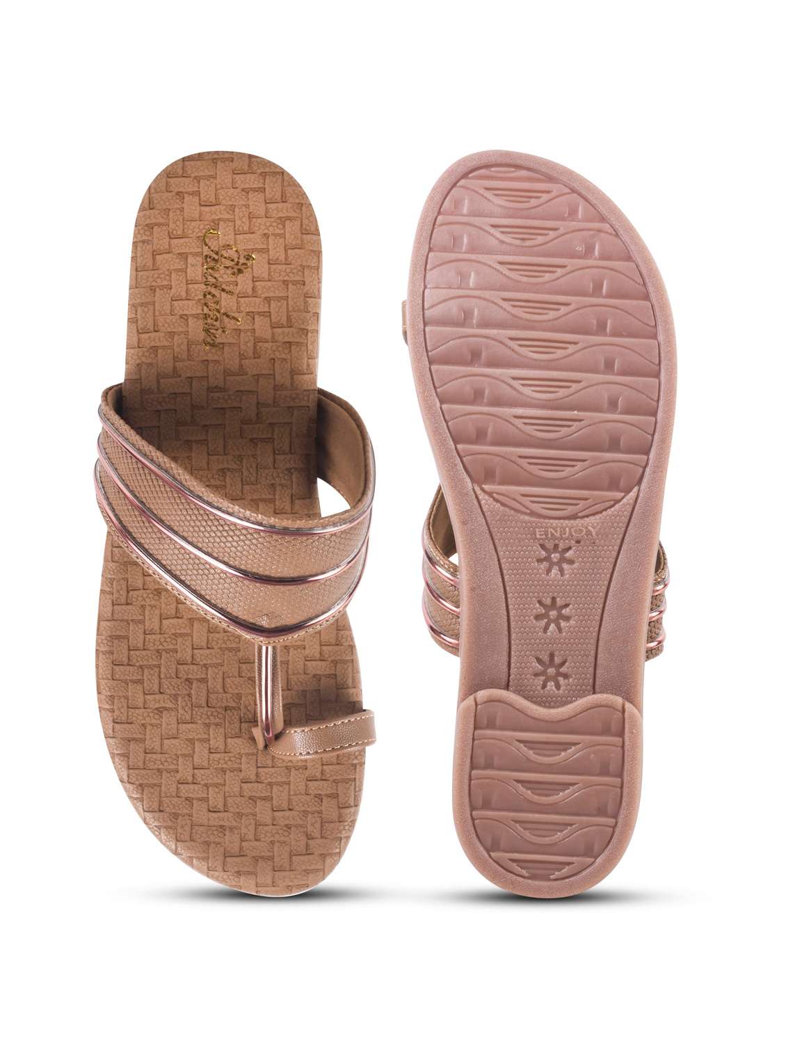 women one toe flat sandal - 22009417 - Standard Image - 4