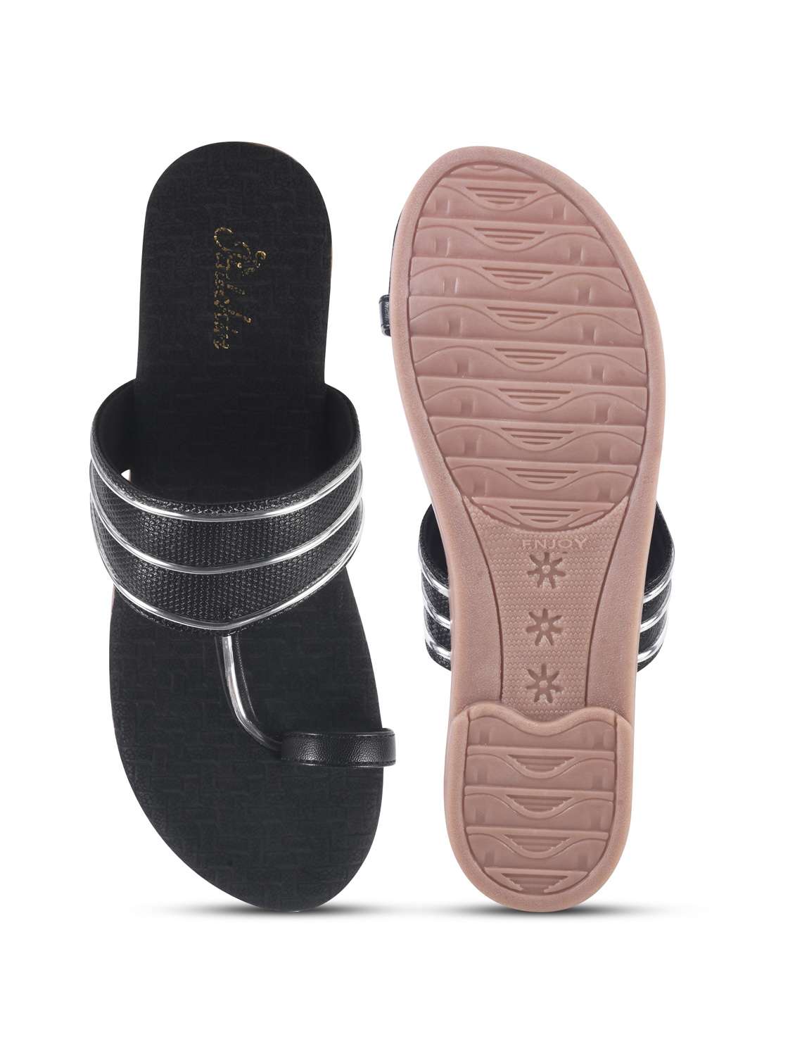 women one toe flat sandal - 22009418 - Standard Image - 4