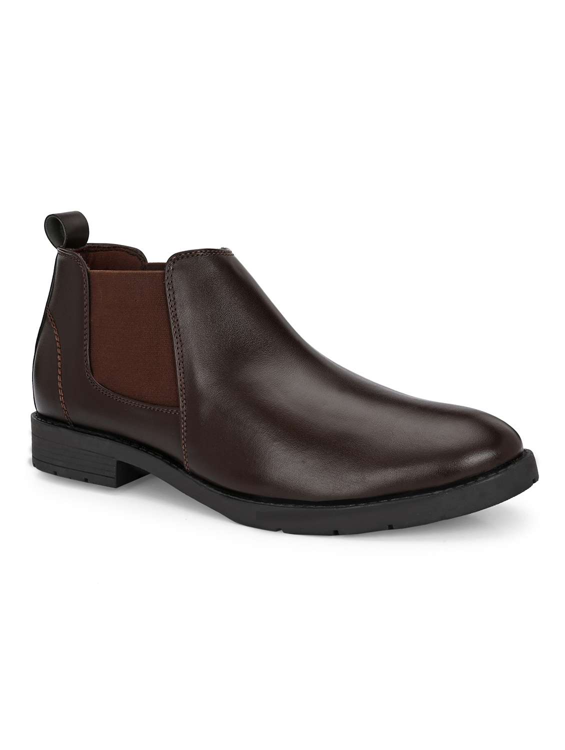 Men Brown Slip On Boot - 22009423 -  Standard Image - 1