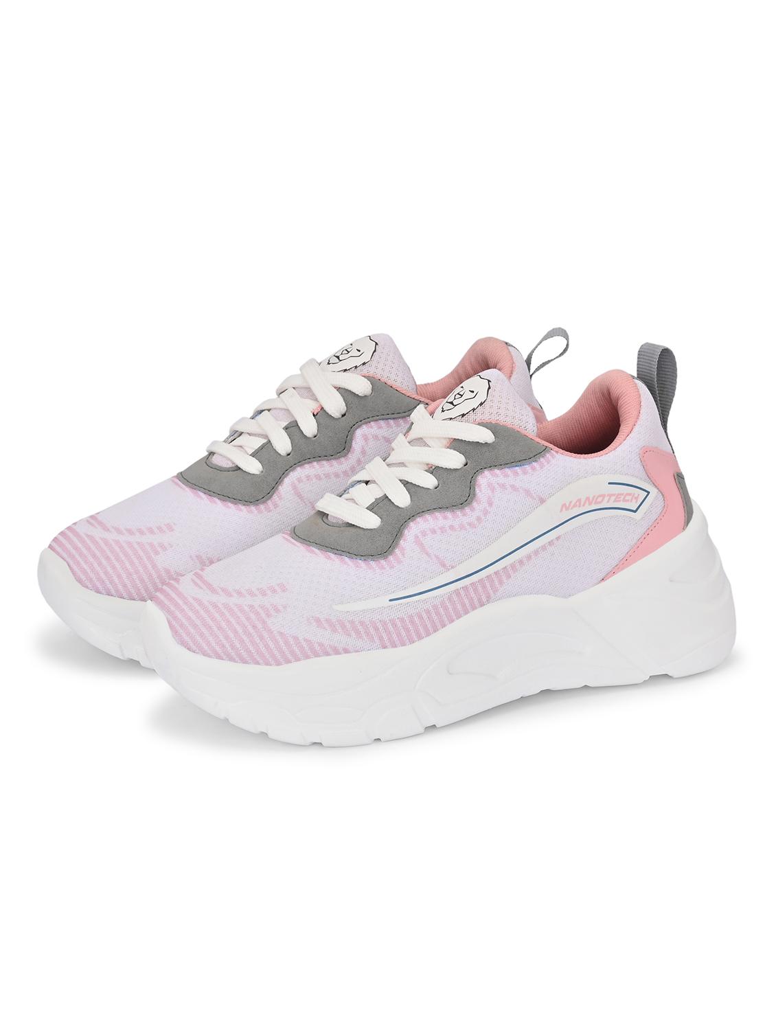 women pink lace-up sports shoe - 22009445 -  Standard Image - 1