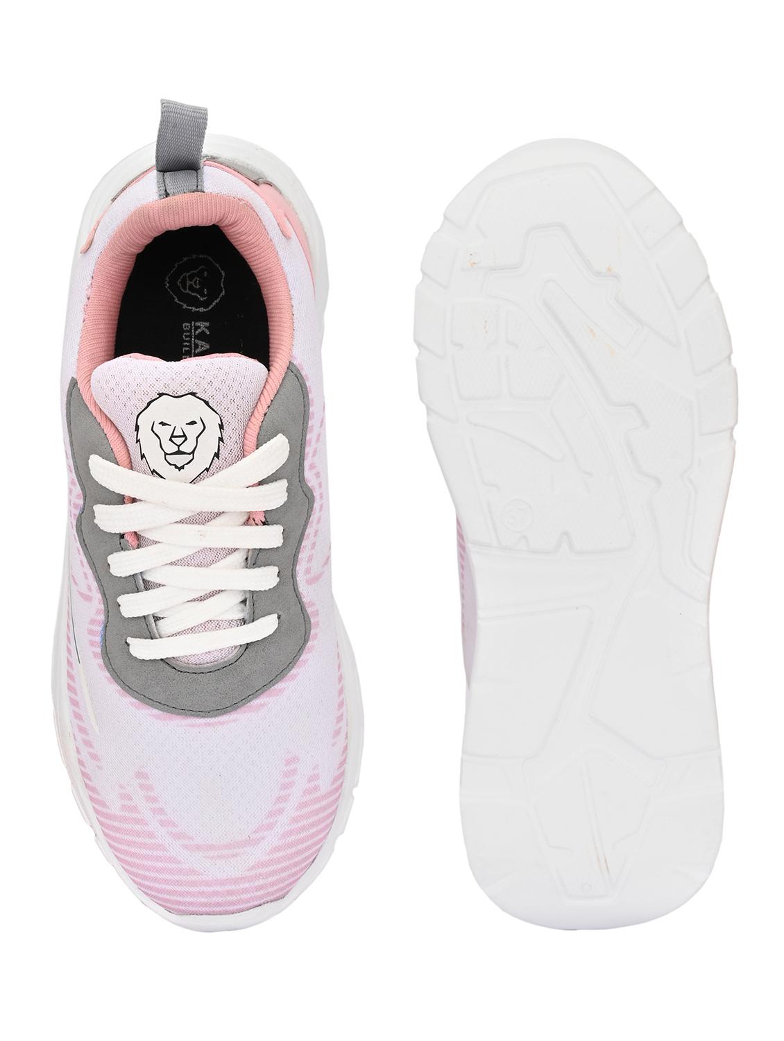 women pink lace-up sports shoe - 22009445 - Standard Image - 4