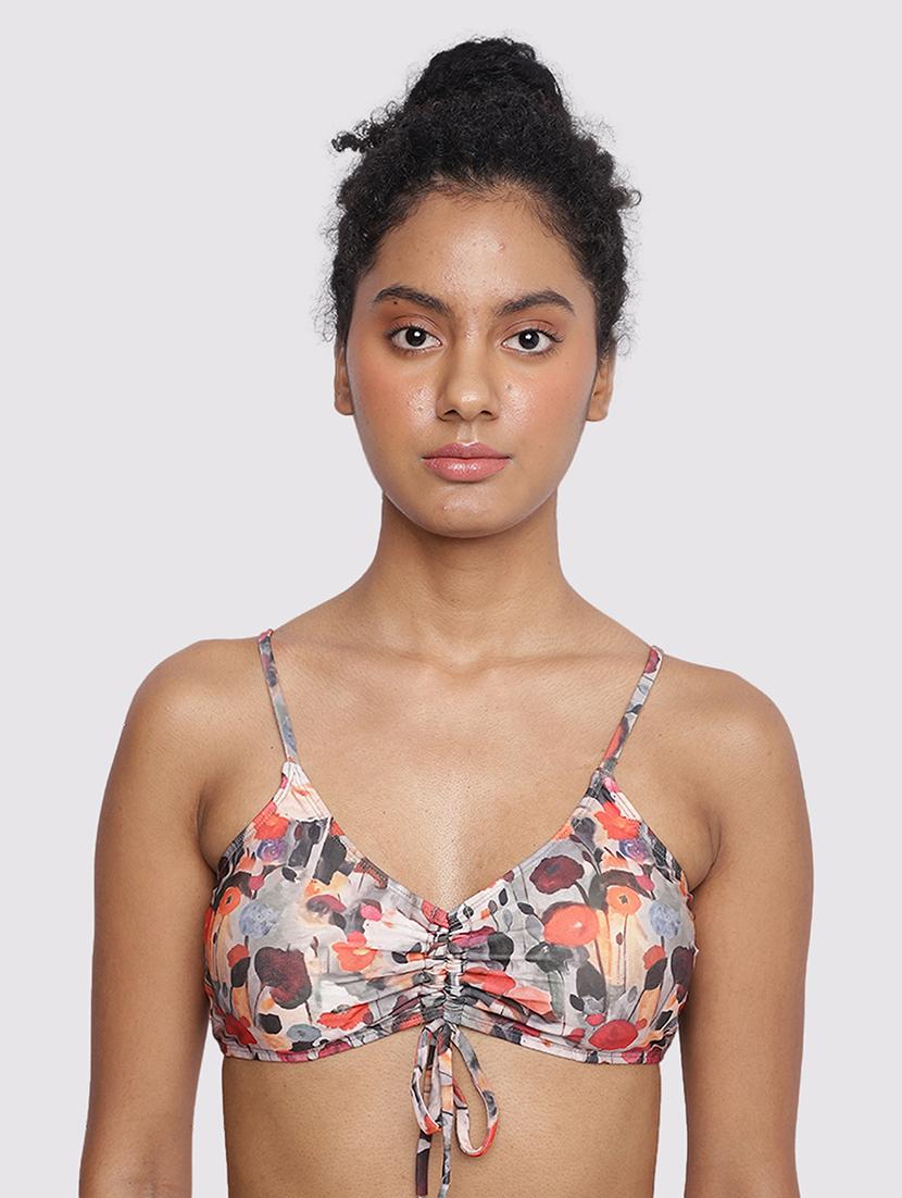 women printed sleeveless bikini set - 22009495 - Standard Image - 4