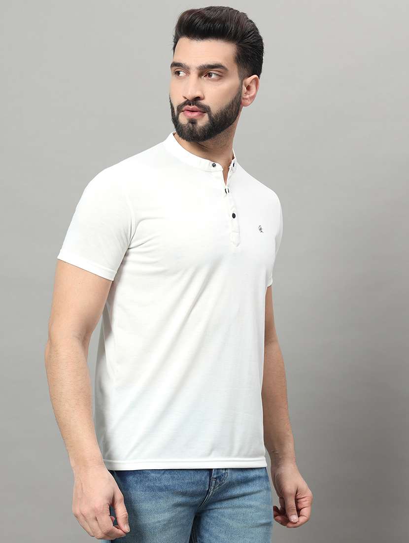 men solid short sleeve regular fit t-shirt - 22009549 -  Standard Image - 1
