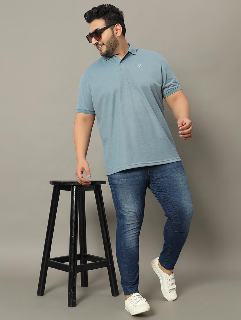 men solid short sleeve regular fit polo t-shirt - 22009566 - Standard Image - 4