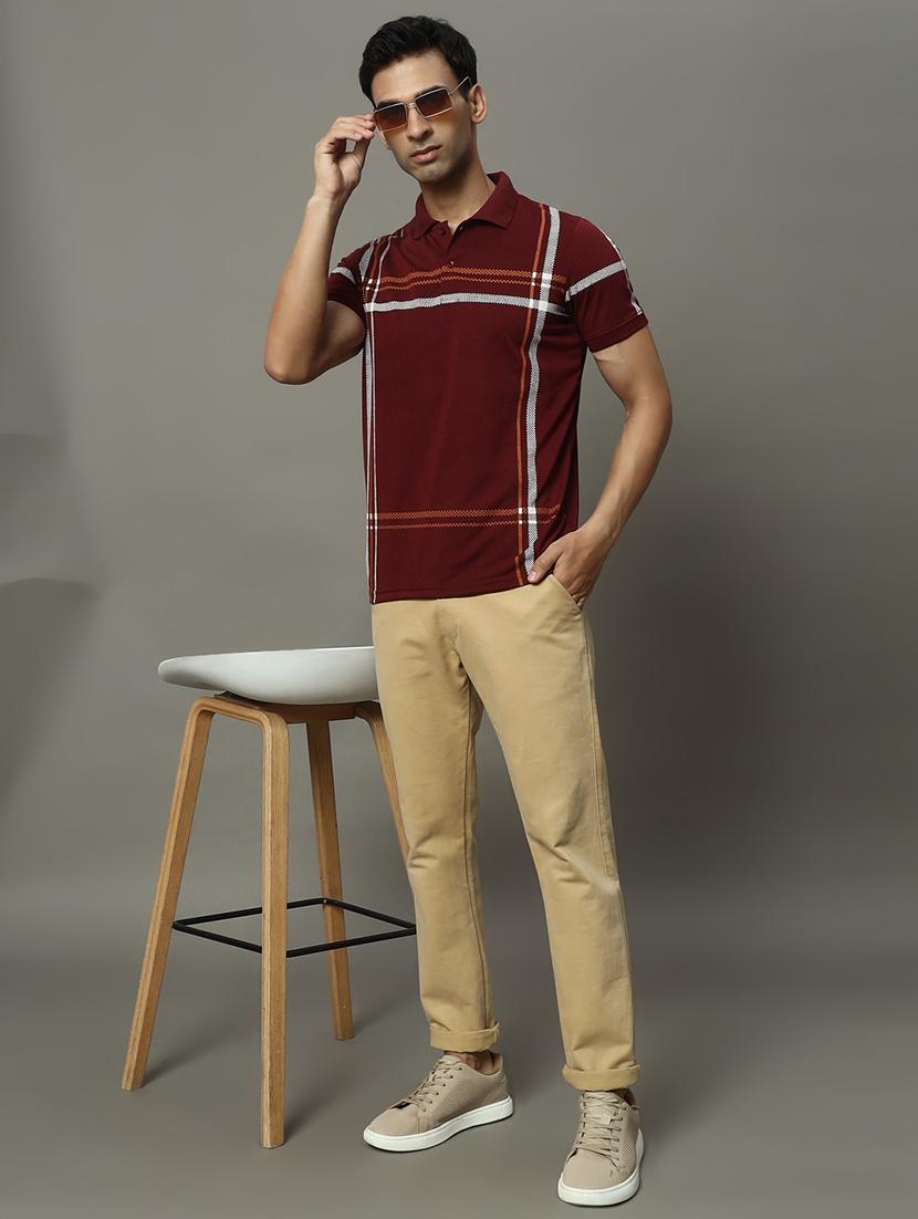 men printed short sleeve regular fit polo t-shirt - 22009587 - Standard Image - 4