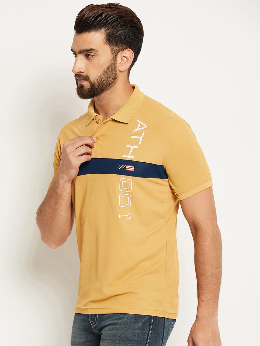 men striped short sleeve regular fit polo t-shirt - 22009650 - Standard Image - 1
