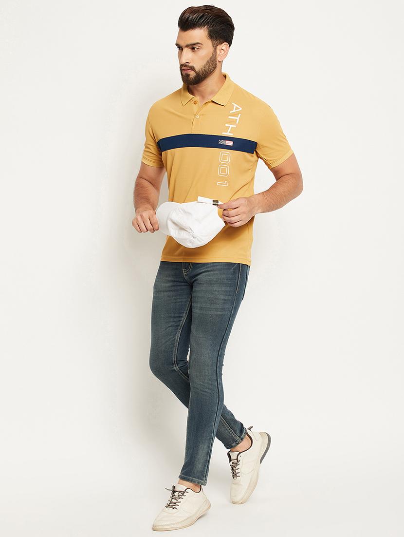 men striped short sleeve regular fit polo t-shirt - 22009650 - Standard Image - 4
