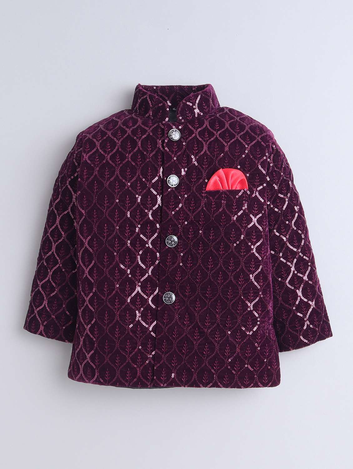 boys solid with work long sleeve two piece suit set - 22009665 -  Standard Image - 1