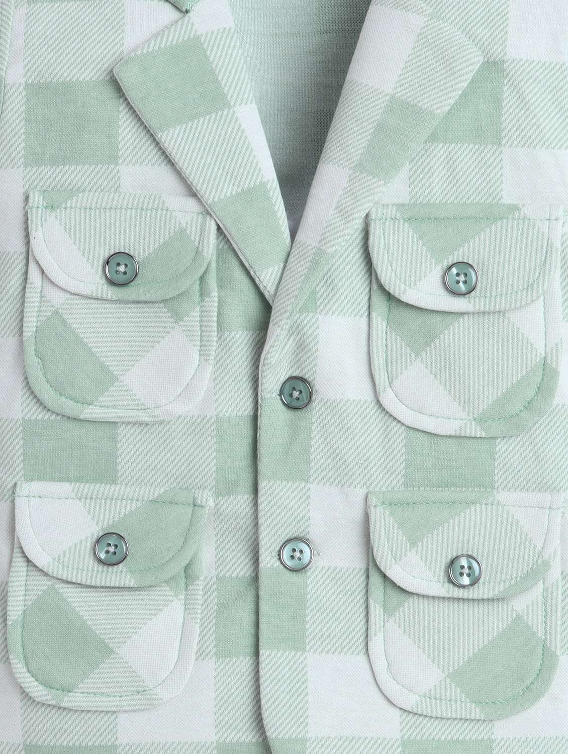 boys checkered three piece suit set - 22009667 -  Standard Image - 4