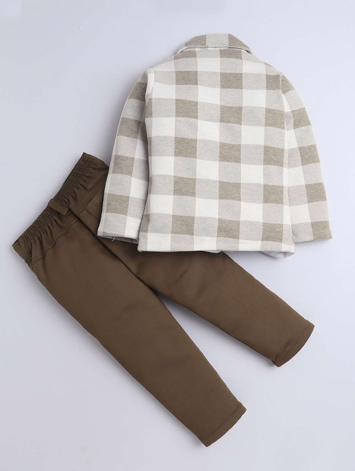 Boys Checkered Three Piece Suit Set - 22009668 -  Standard Image - 1