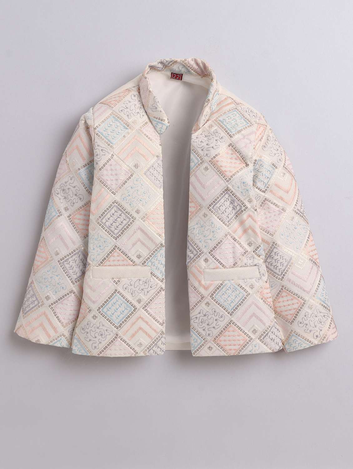 boys solid with work long sleeve three piece suit set - 22009669 -  Standard Image - 1