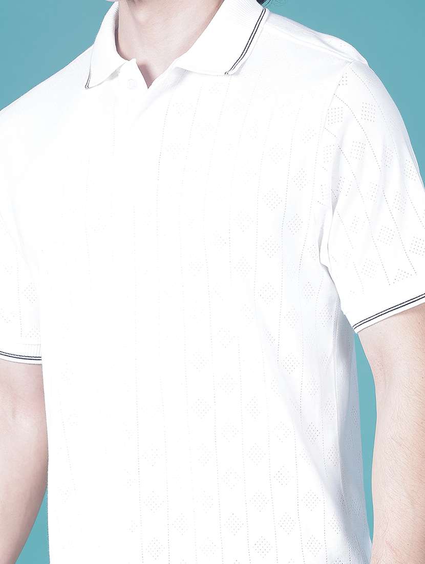 men self design short sleeve regular fit polo t-shirt - 22010690 -  Standard Image - 4