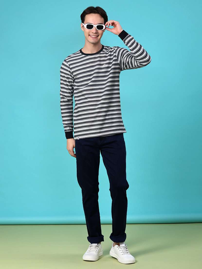 men plain mid rise full length jean - 22010800 -  Standard Image - 4