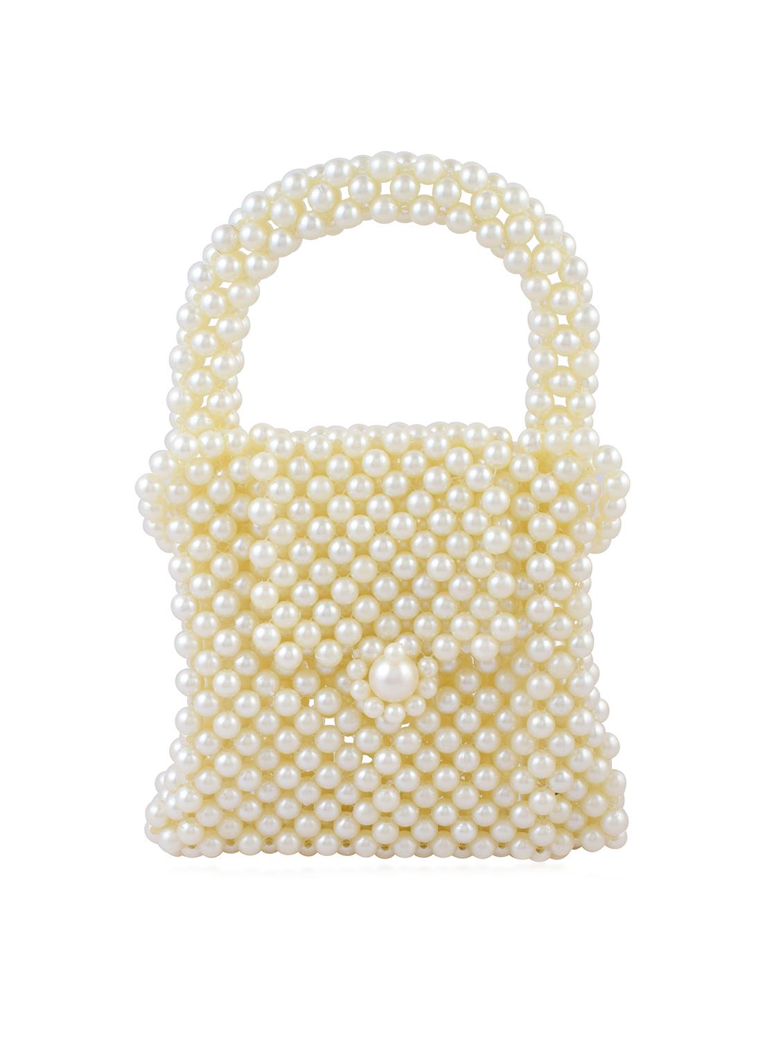 handcrafted pearl handbag crossbody party bag - 22011283 - Zoom Image - 0