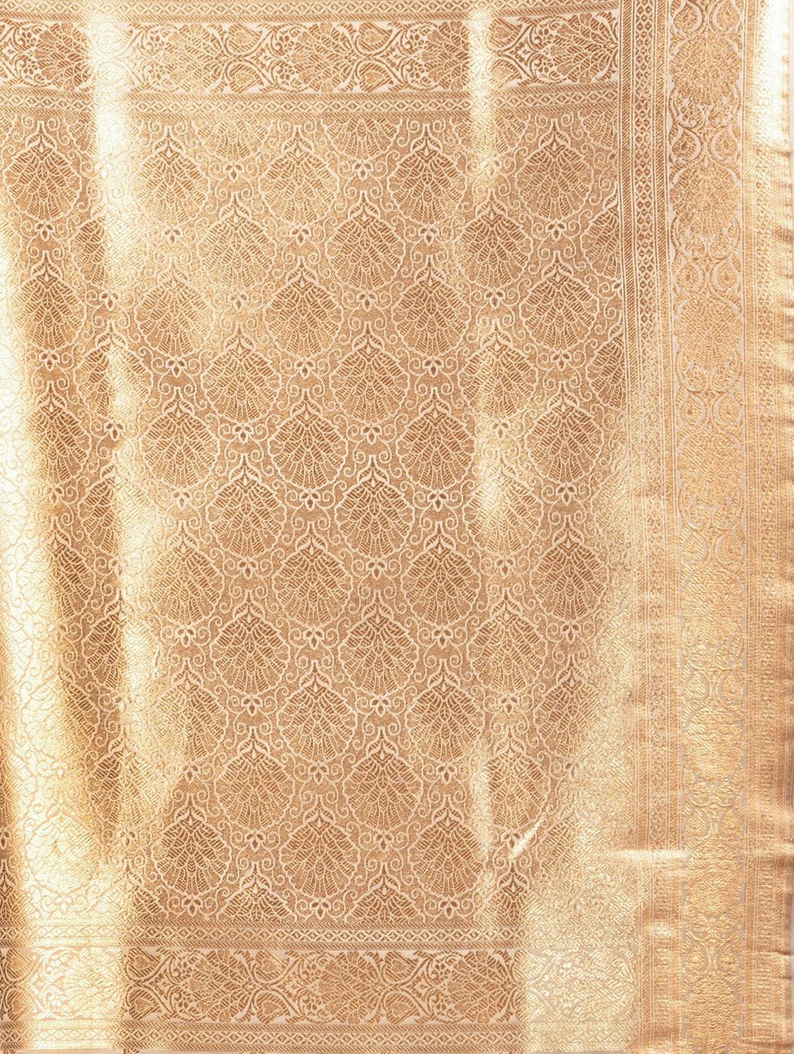 women self design banarasi saree with blouse - 22011293 - Standard Image - 4