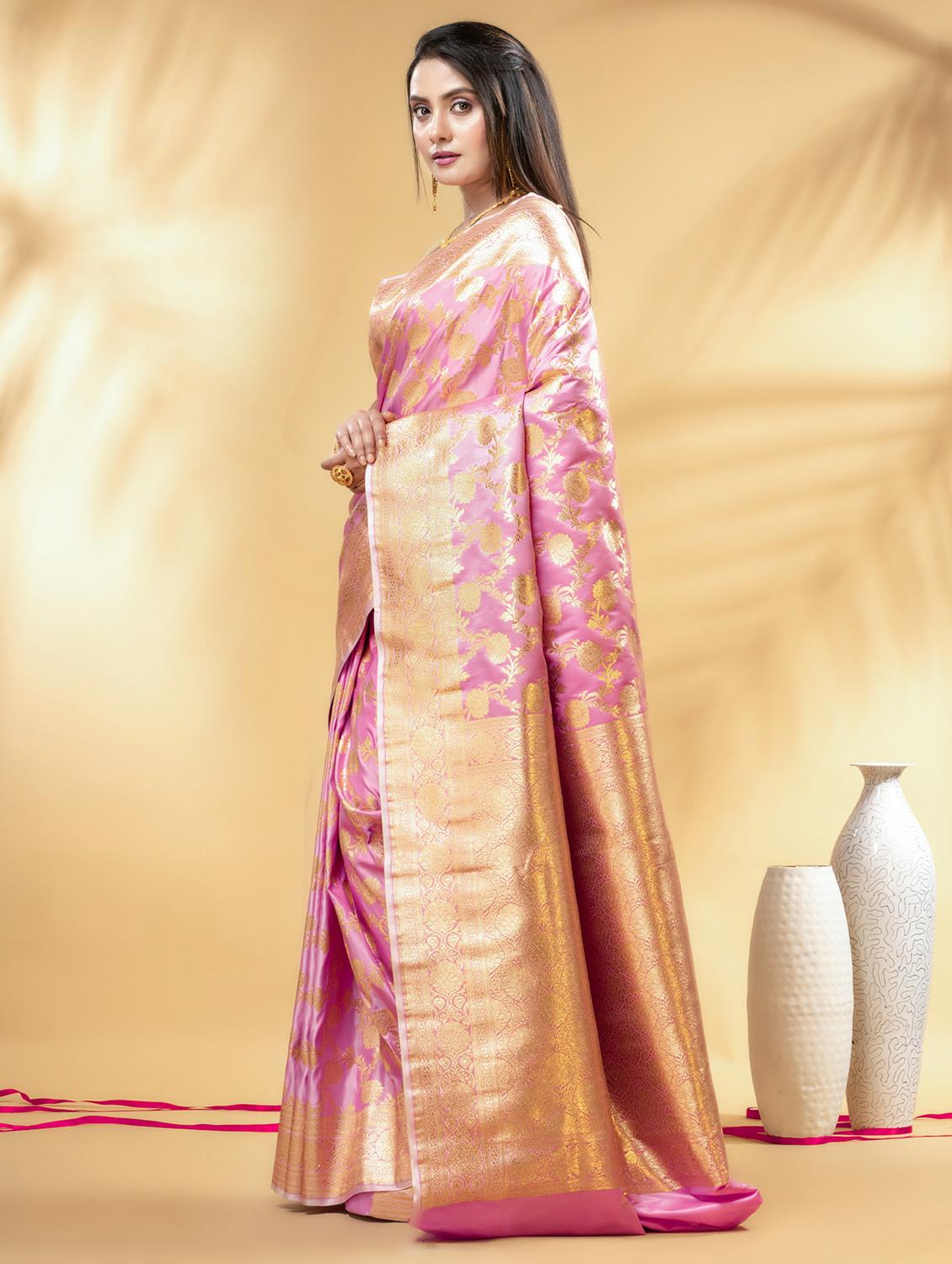 women self design banarasi saree with blouse - 22011294 -  Standard Image - 1