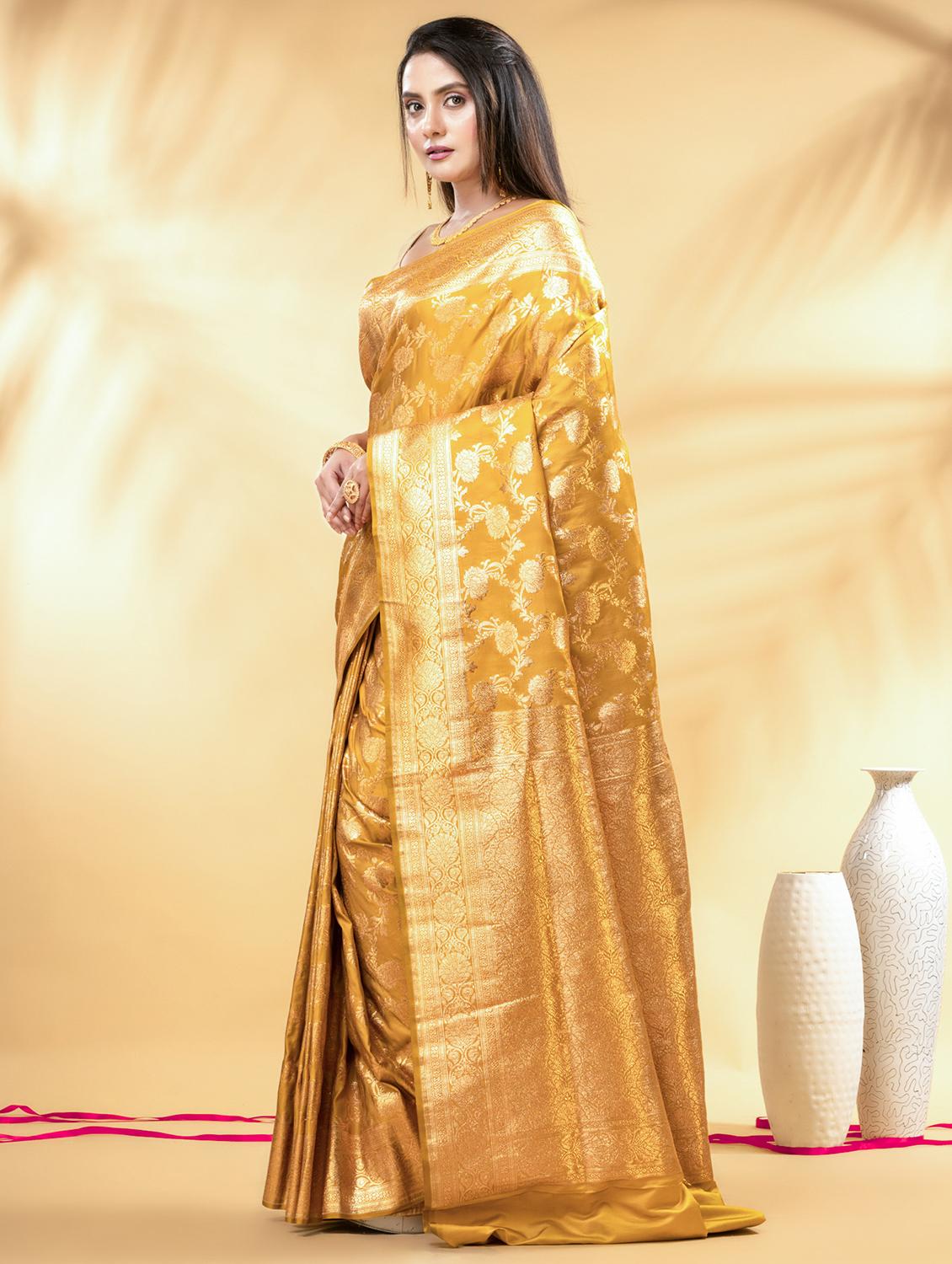 women self design banarasi saree with blouse - 22011299 -  Standard Image - 1