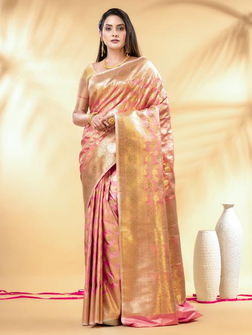 women self design banarasi saree with blouse - 22011306 -  Standard Image - 0