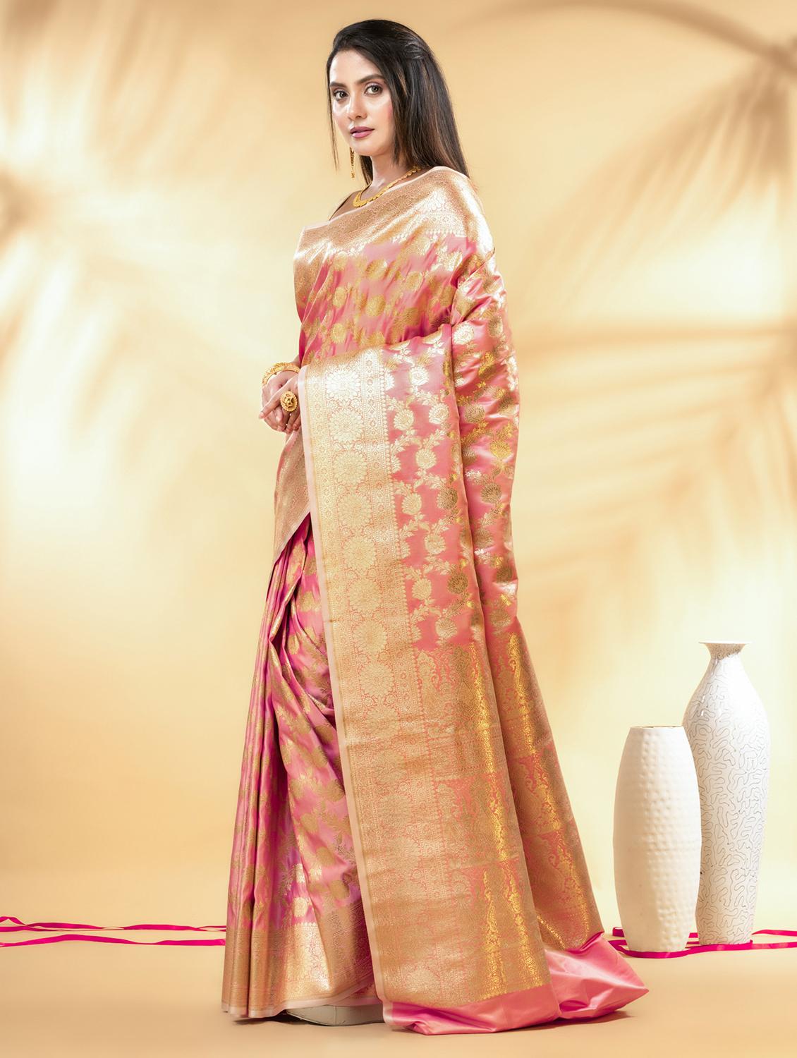 women self design banarasi saree with blouse - 22011306 -  Standard Image - 1