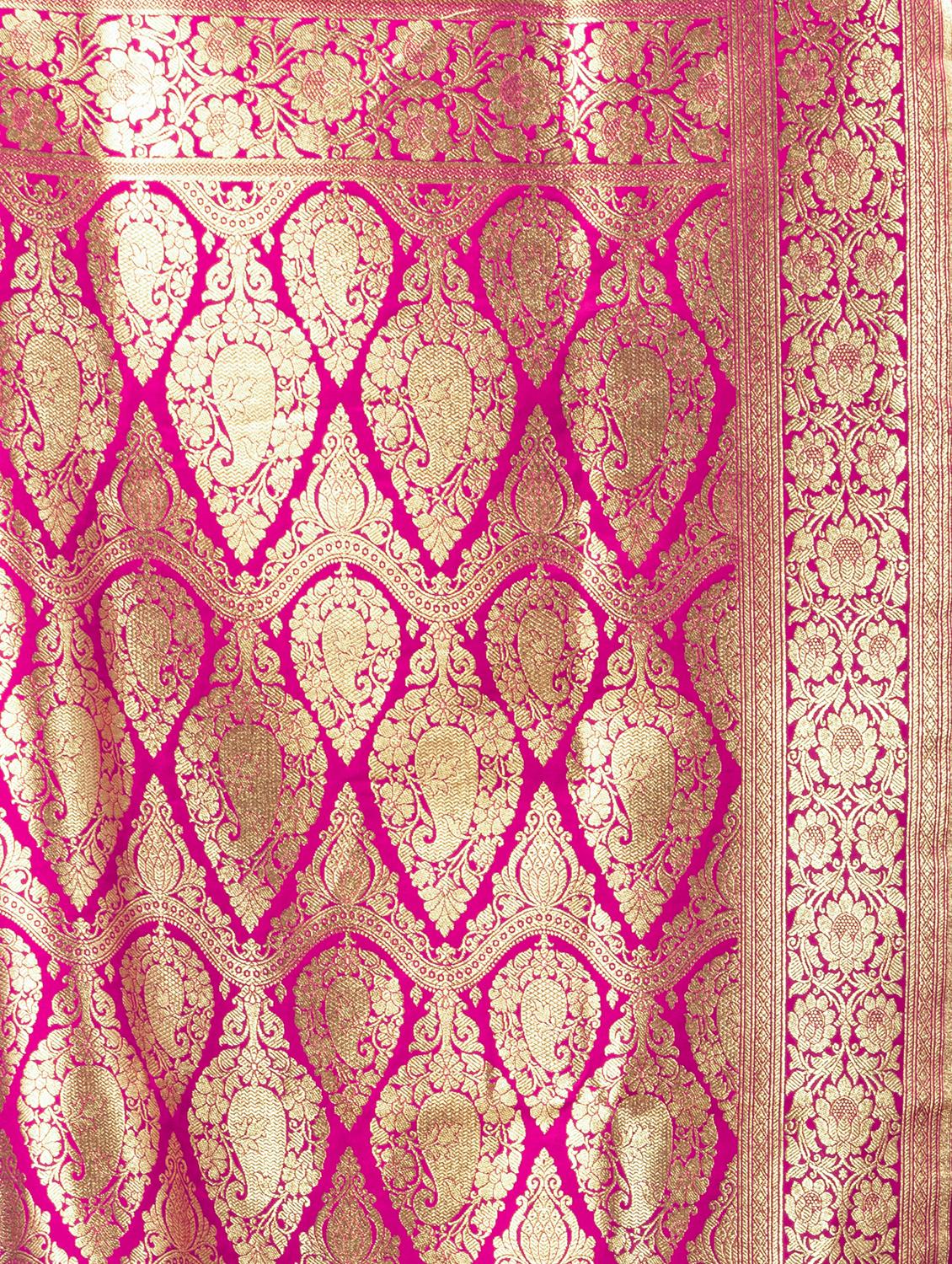 women self design banarasi saree with blouse - 22011321 - Standard Image - 4