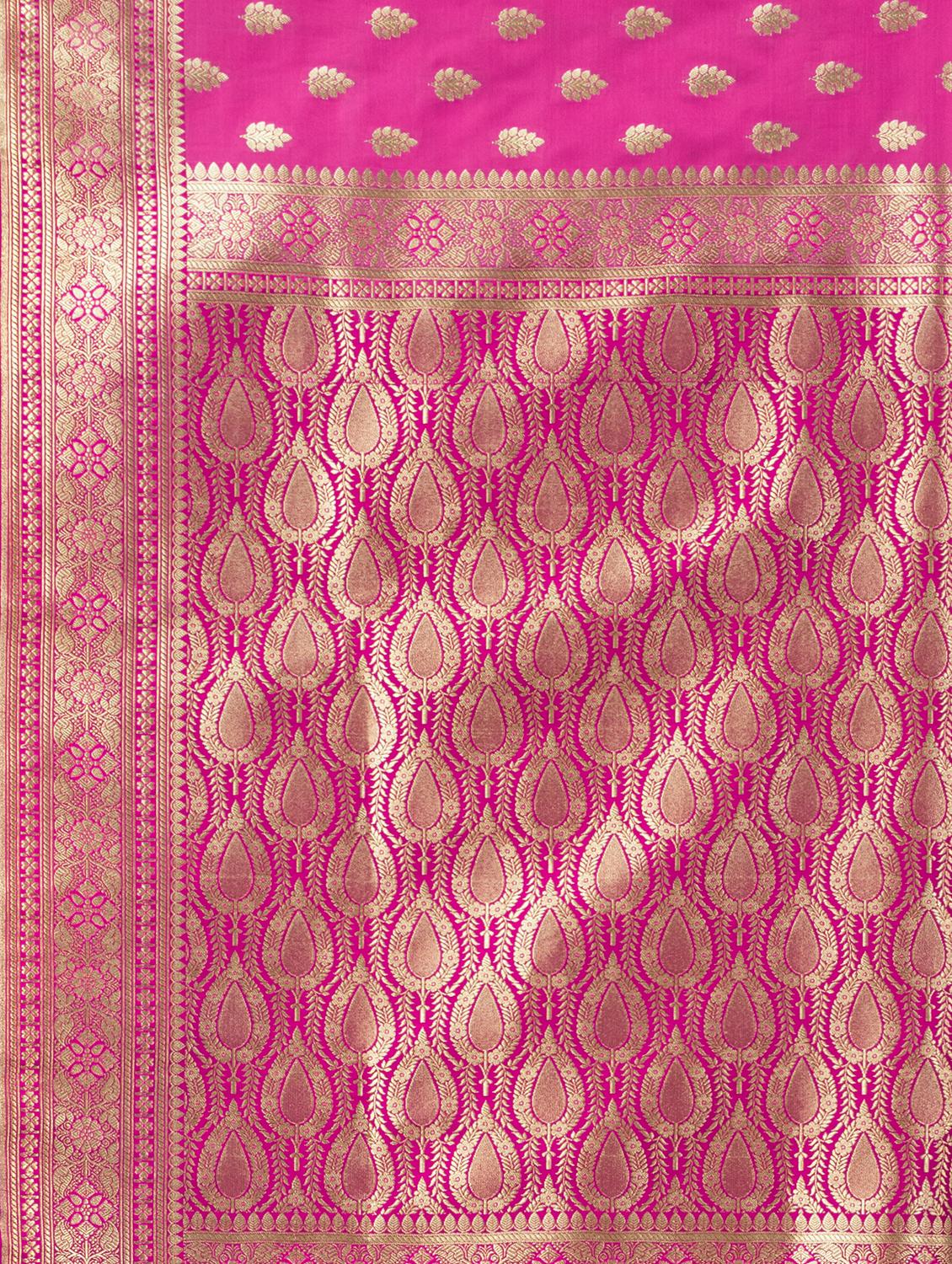 women self design banarasi saree with blouse - 22011326 - Standard Image - 4