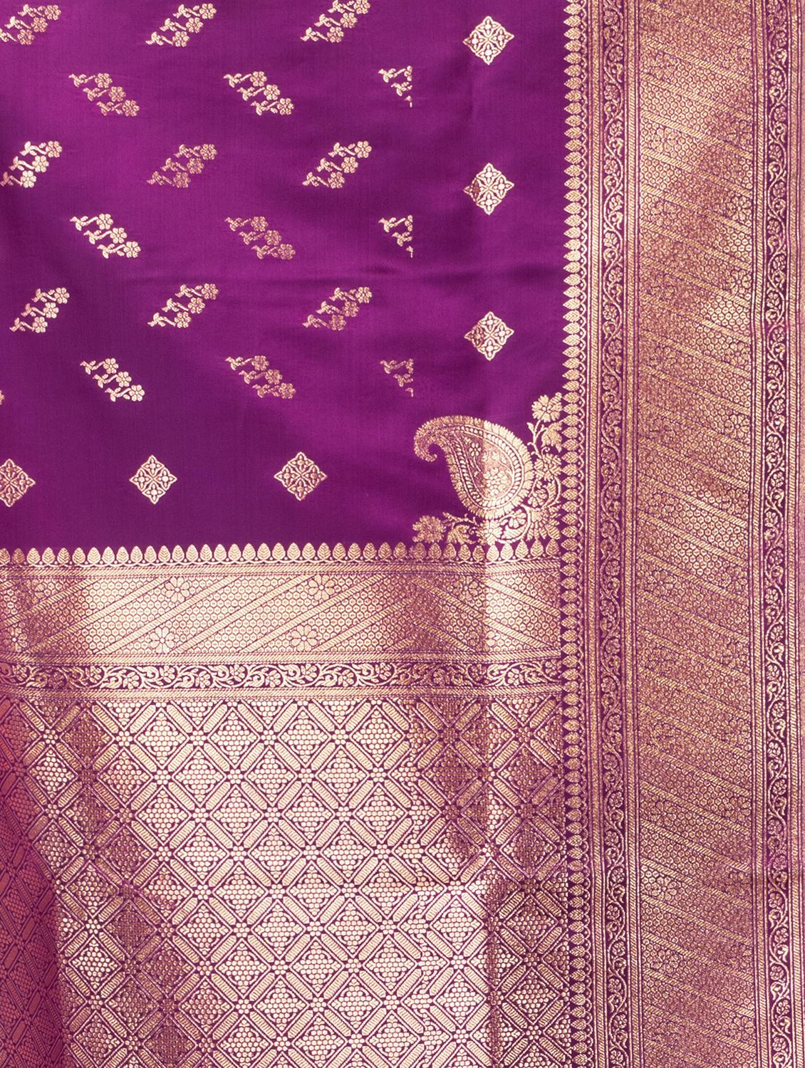 women self design banarasi saree with blouse - 22011327 - Standard Image - 4