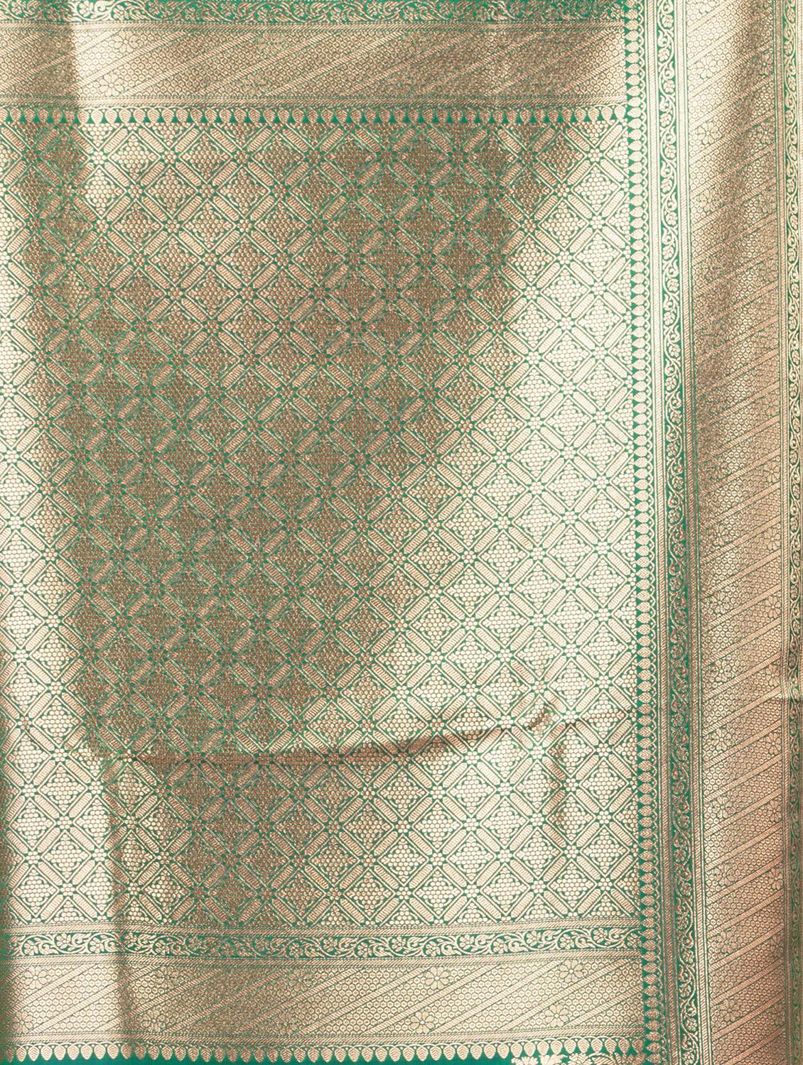 women self design banarasi saree with blouse - 22011330 - Standard Image - 4