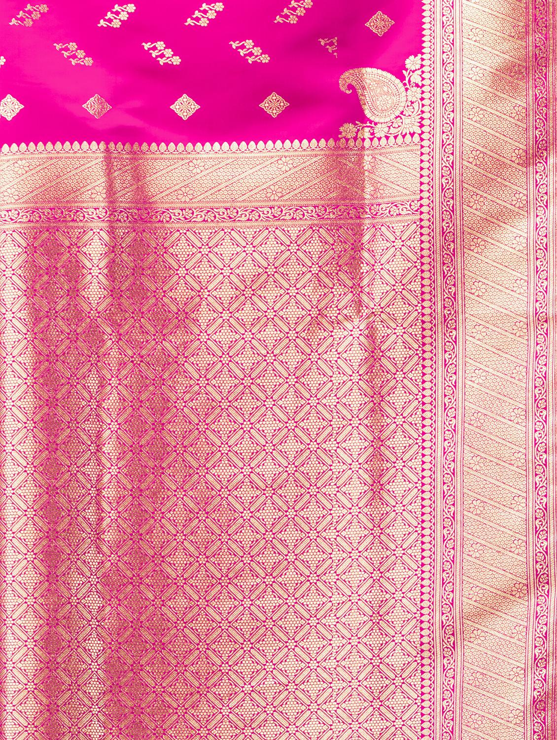 women self design banarasi saree with blouse - 22011331 - Standard Image - 4