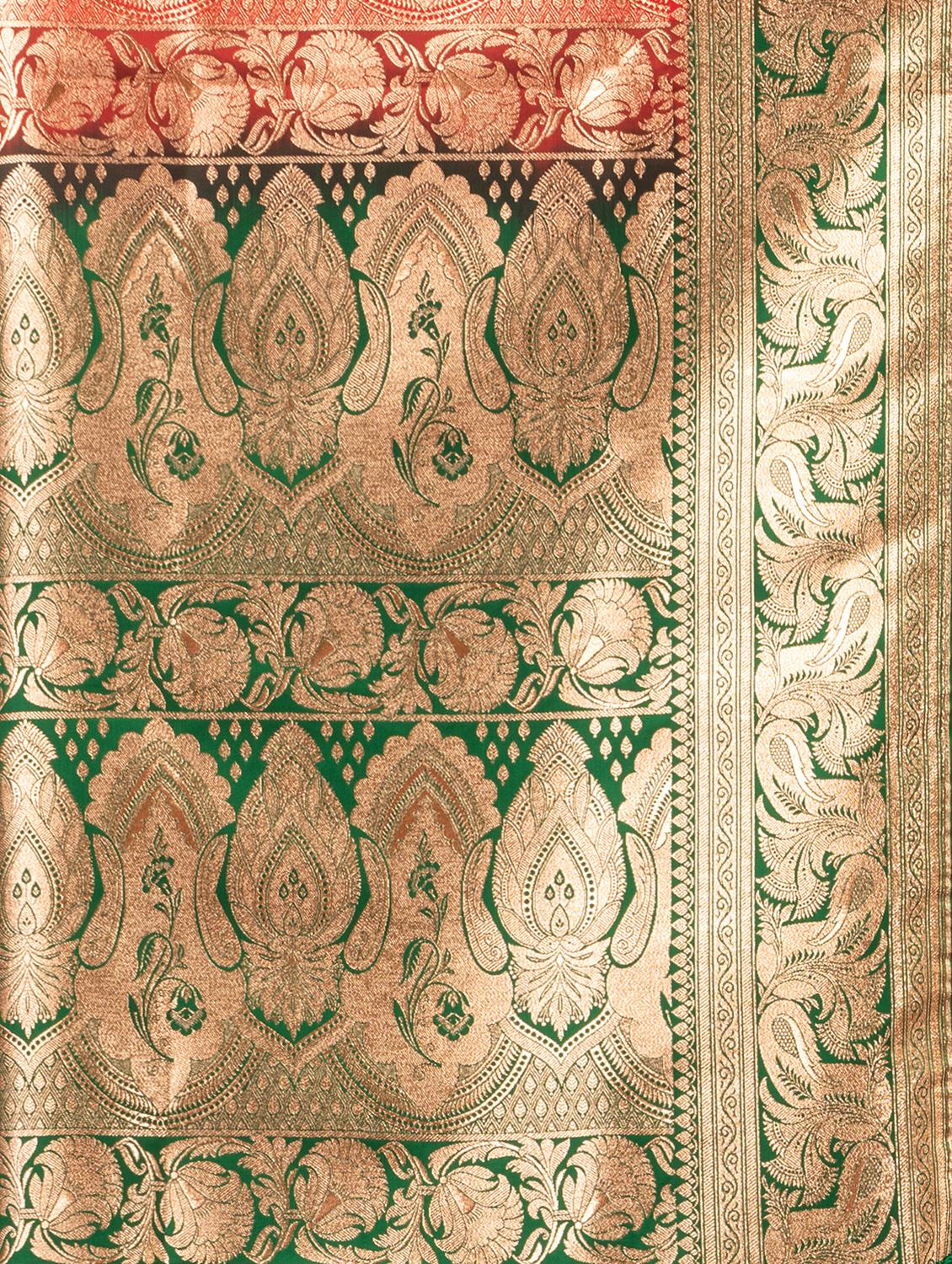 women self design banarasi saree with blouse - 22011335 - Standard Image - 4