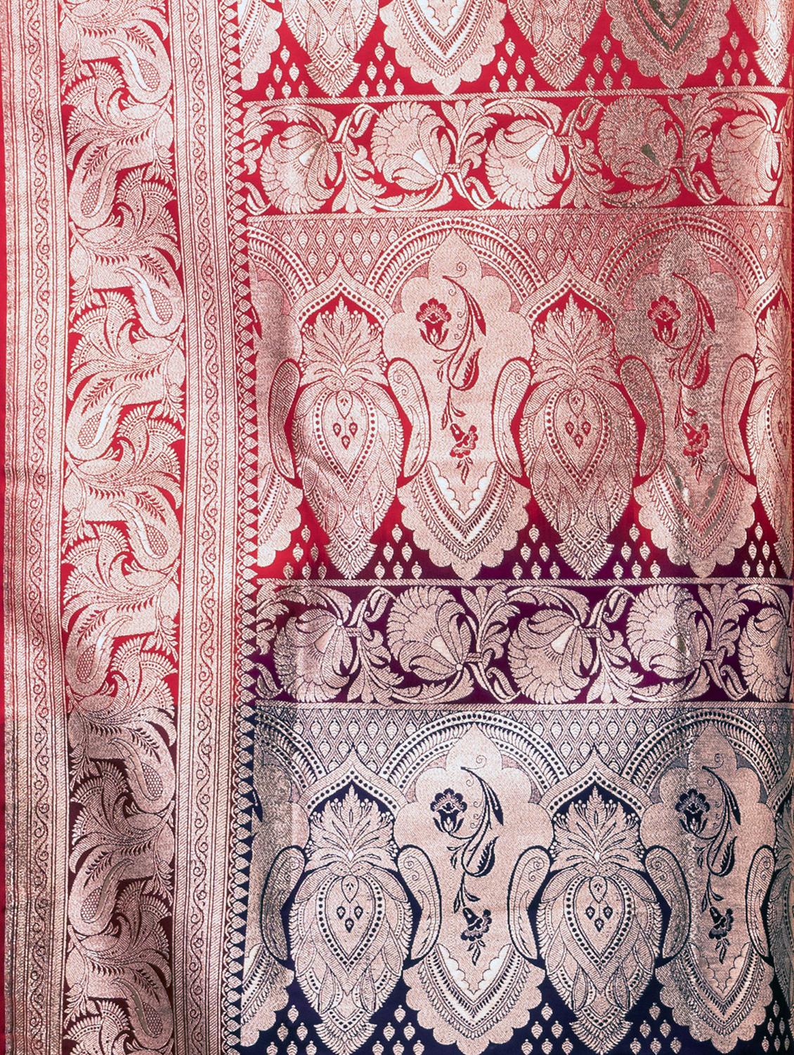 women self design banarasi saree with blouse - 22011336 - Standard Image - 4