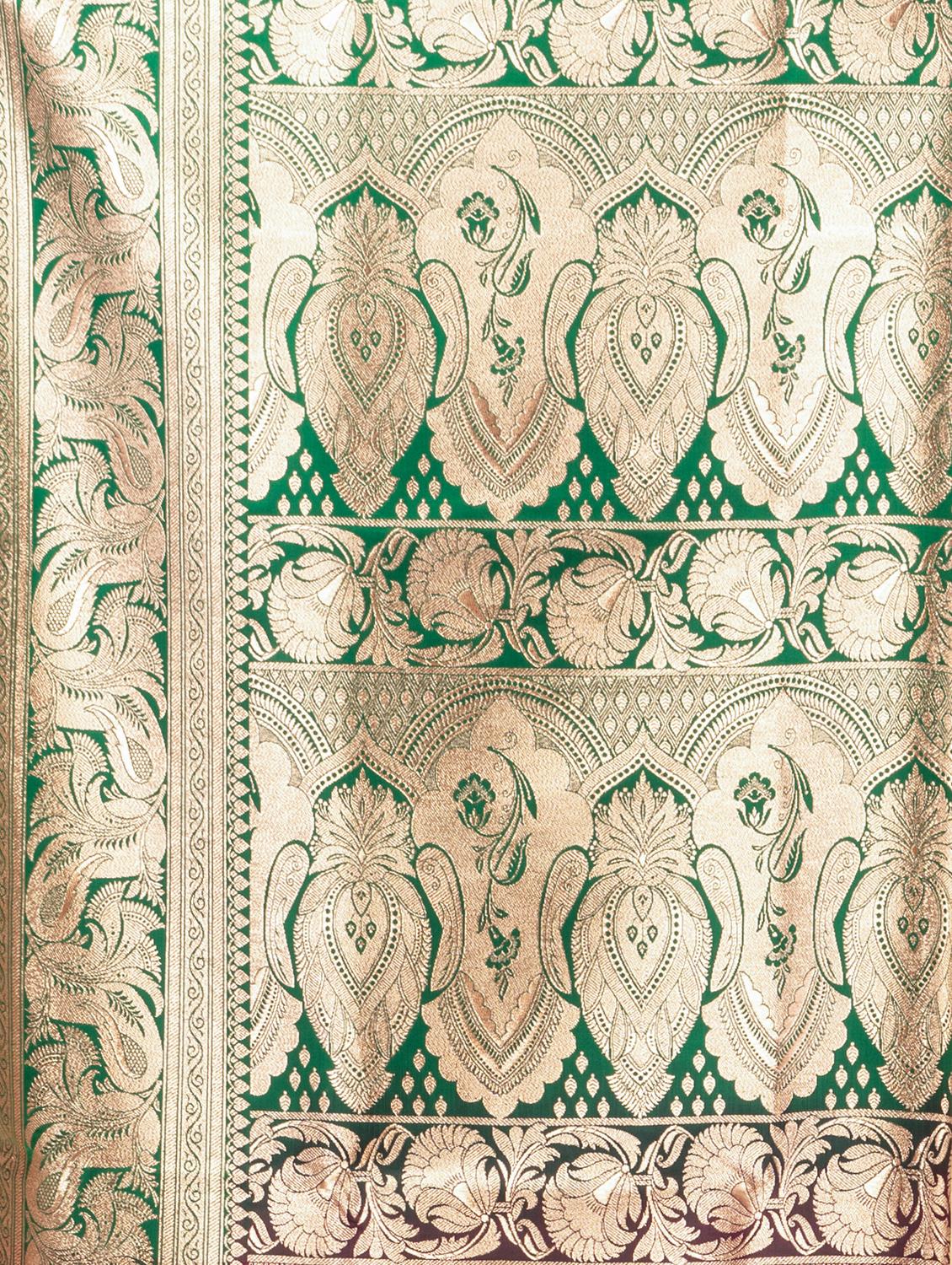 women self design banarasi saree with blouse - 22011338 - Standard Image - 4
