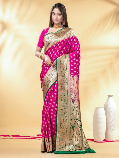 women self design banarasi saree with blouse - 22011339 -  Standard Image - 0