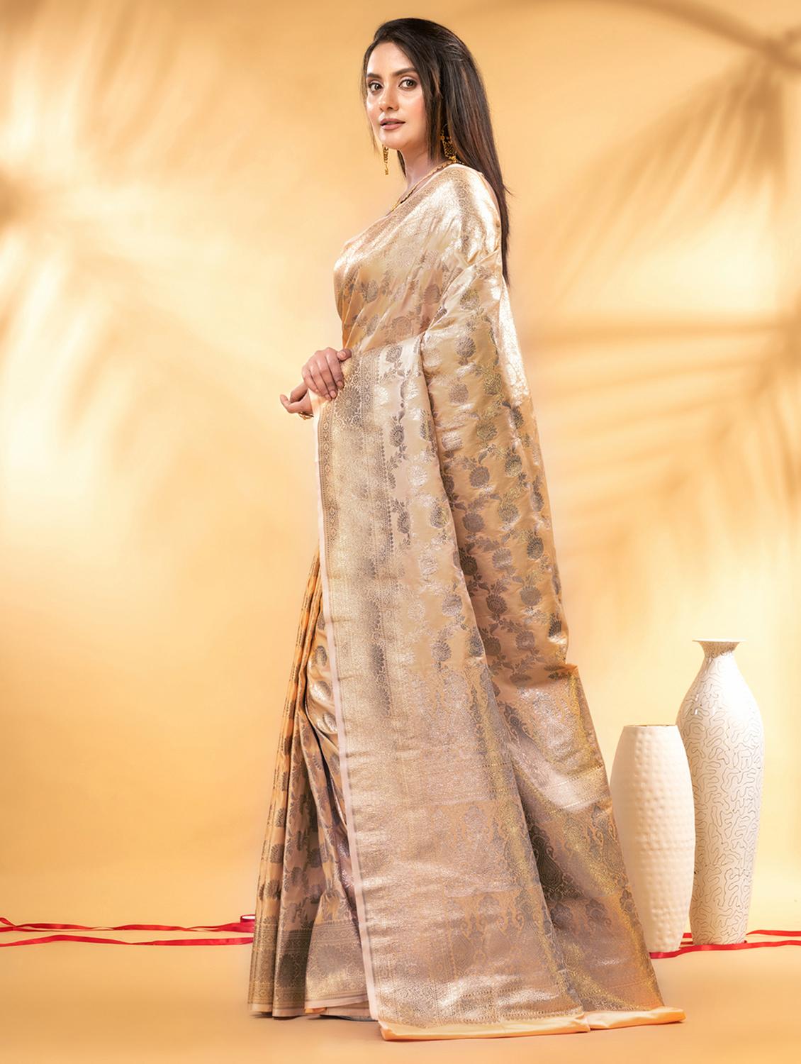 women self design banarasi saree with blouse - 22011346 - Standard Image - 1
