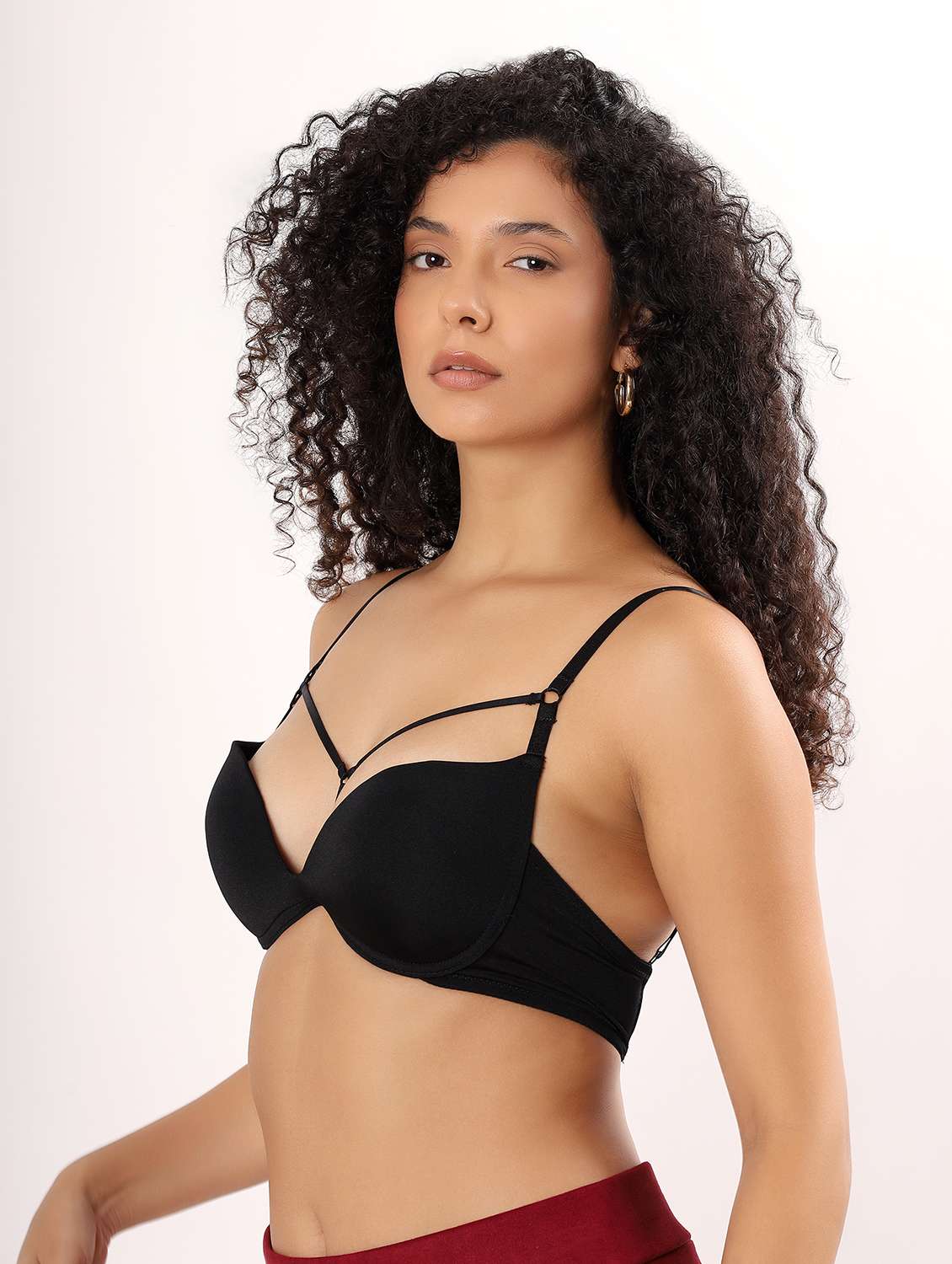 women solid lightly padded push up bra - 22011356 -  Standard Image - 1