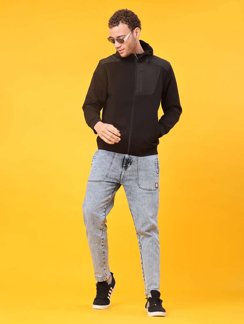 men solid mid rise slim fit jean - 22011605 -  Standard Image - 4