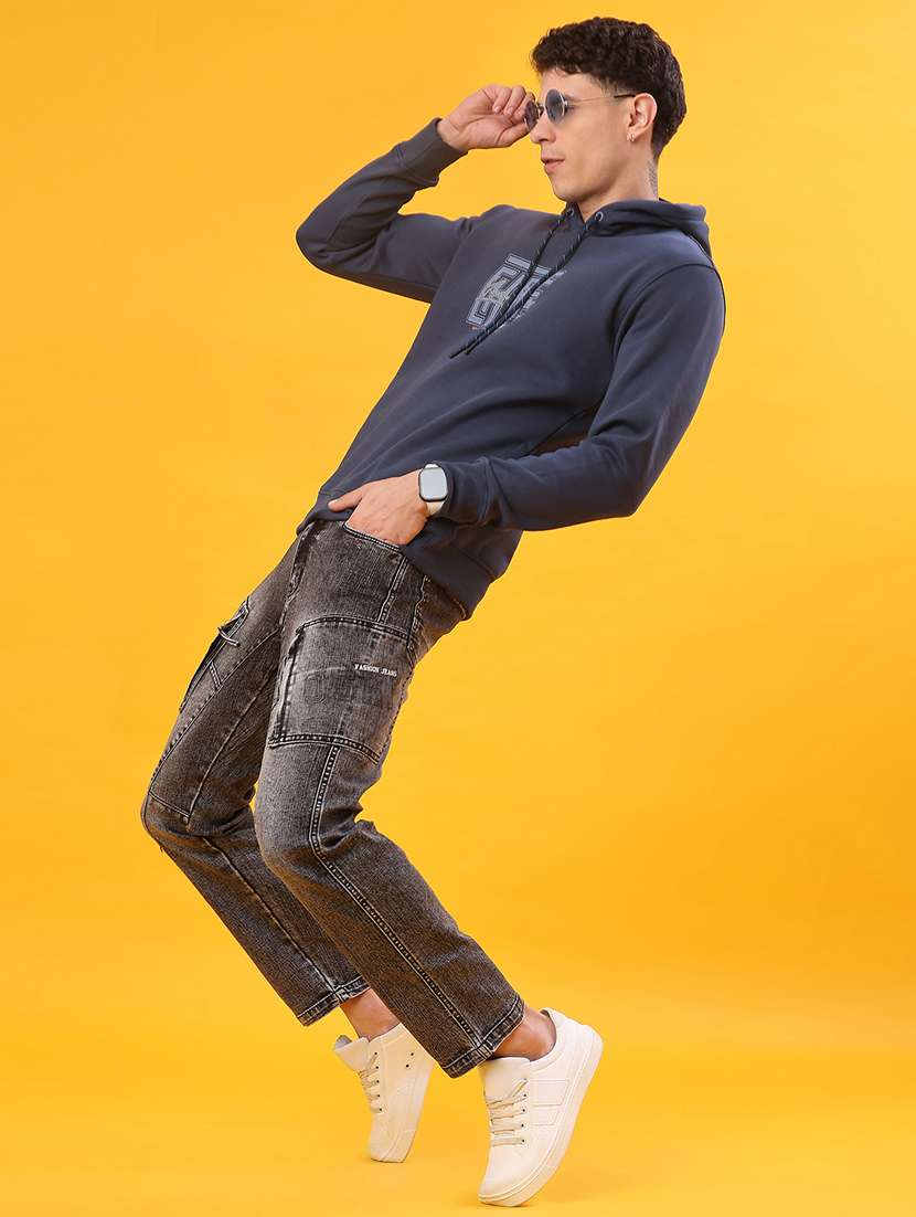 men solid mid rise slim fit jean - 22011607 -  Standard Image - 4