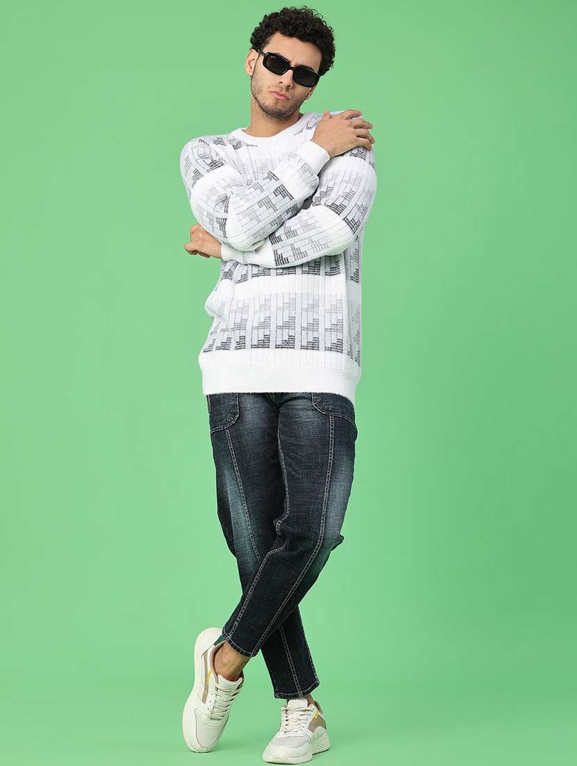 men solid mid rise slim fit jean - 22011609 -  Standard Image - 4