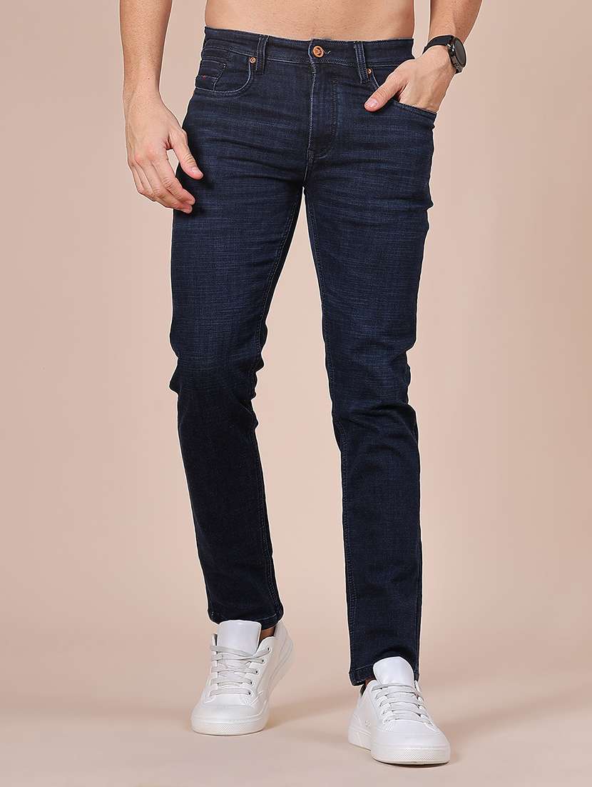 men washed mid rise full length jean - 22011772 -  Standard Image - 1