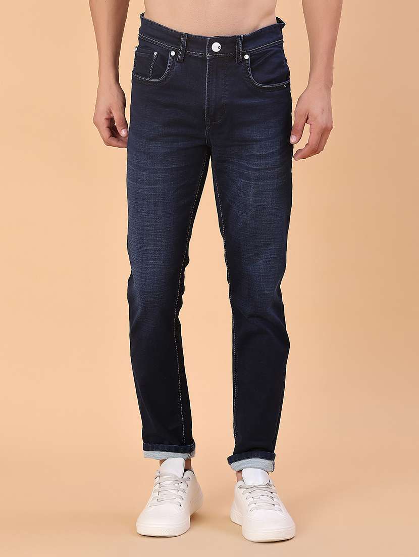 men washed mid rise full length jean - 22011774 -  Standard Image - 1