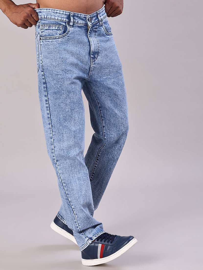men washed mid rise full length jean - 22011807 -  Standard Image - 1