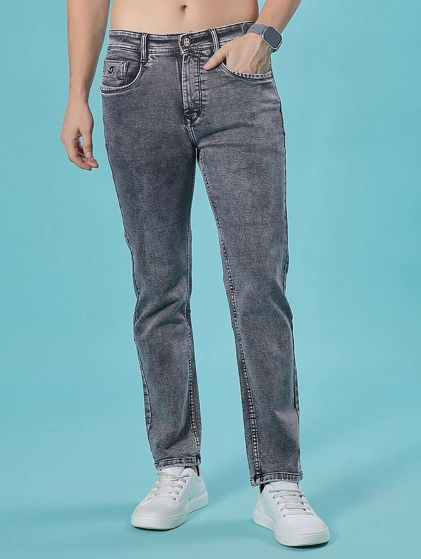 men washed mid rise full length jean - 22011832 -  Standard Image - 1