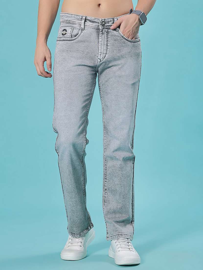 men washed mid rise full length jean - 22011839 -  Standard Image - 1