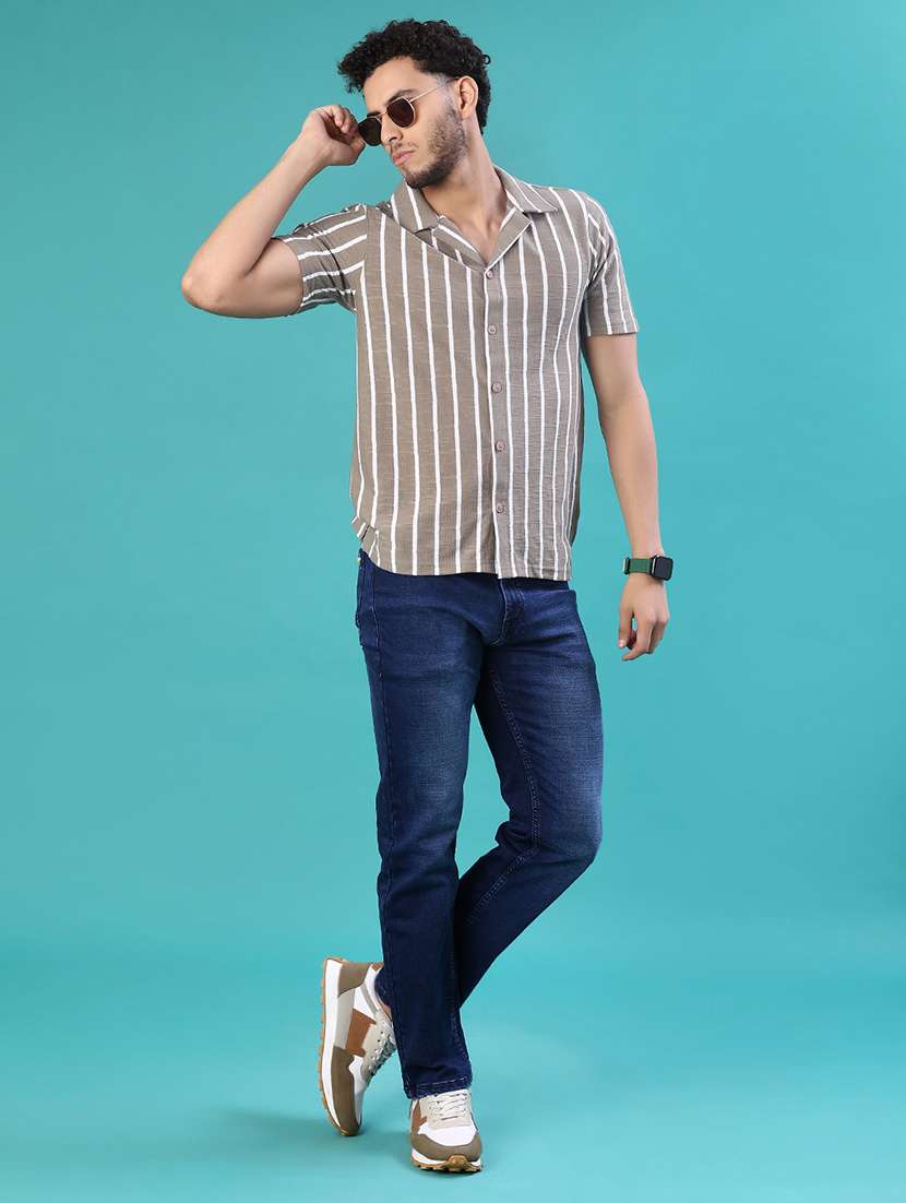 men washed mid rise full length jean - 22011840 -  Standard Image - 4