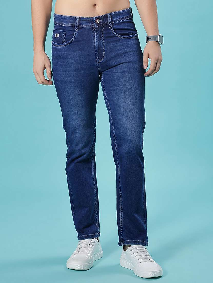 men washed mid rise full length jean - 22011844 -  Standard Image - 1
