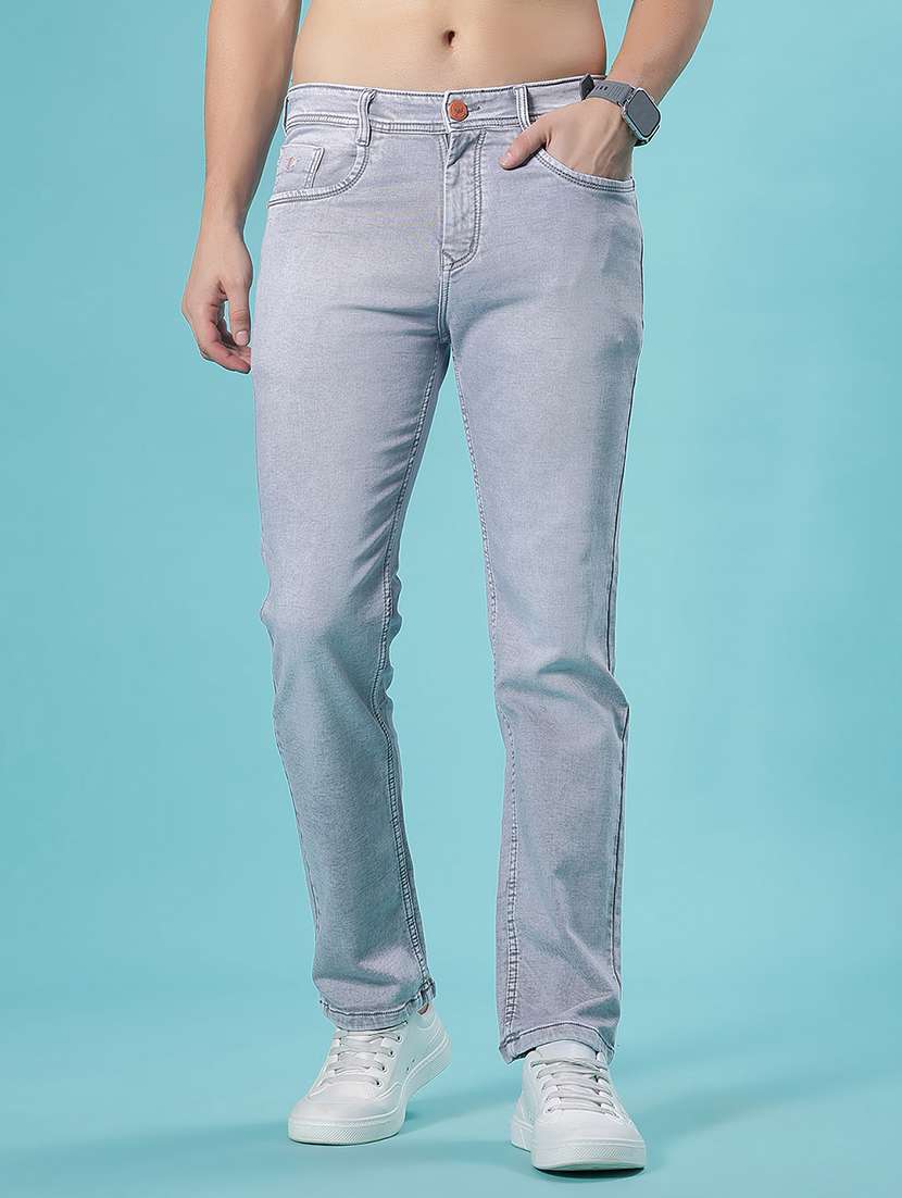 men washed mid rise full length jean - 22011845 -  Standard Image - 1