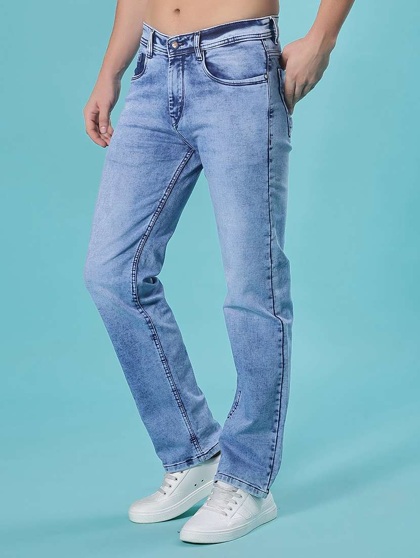 men washed mid rise full length jean - 22011846 -  Standard Image - 1