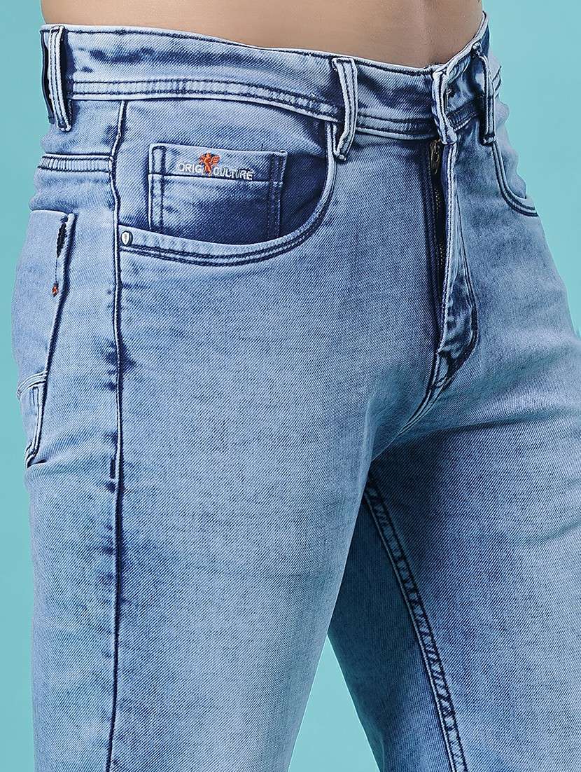 men washed mid rise full length jean - 22011846 -  Standard Image - 4